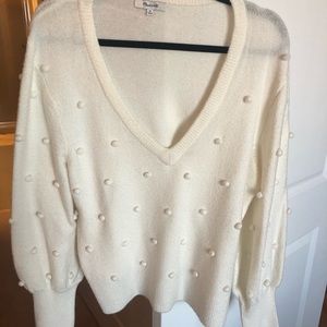 Madewell Pom sweater